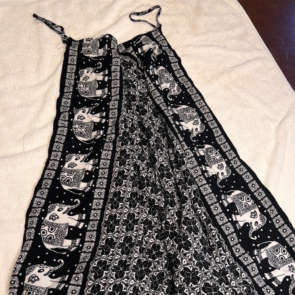 Elephant theme slip dress/coverup